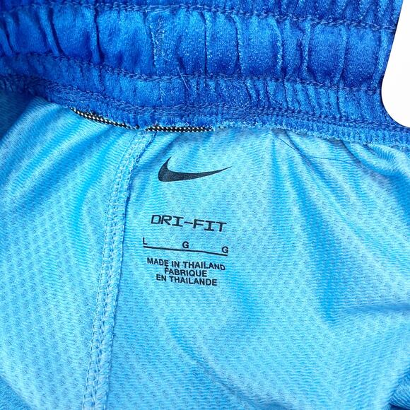 Nike Dri-Fit Elite 23 Big Kids' Basketball Shorts Blue White Boys' Size Large - Picture 5 of 6